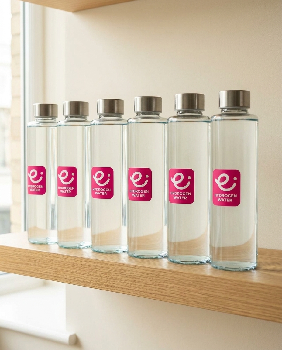Everflow bottle office welcome shelf · hydrogen water